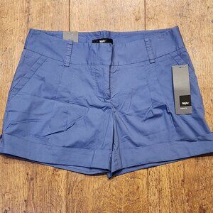MOSSIMO Women's Modern Fit Blue Cotton Shorts - Sz 4 - NEW NWT